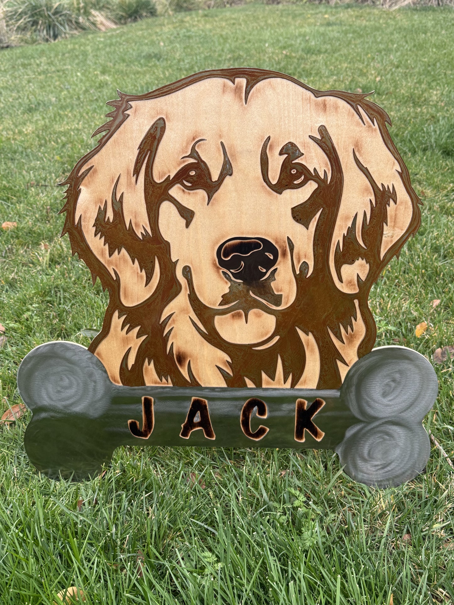 24" Custom Golden Retriever Portrait